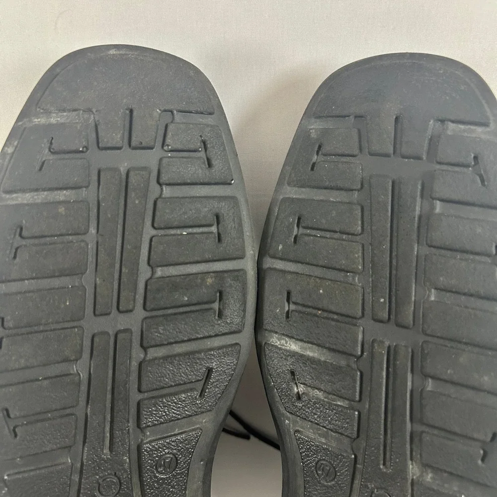 ECCO Chukka Boots Mens 13/EU47 Black Leather Gore-Tex Waterproof Square Toe